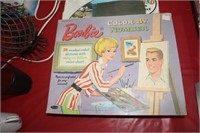 BARBIE COLORING BY NUMBERS, 1962, CHECKER BOARD