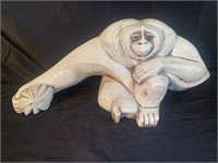 Large Ceramic Orangutan Marked Made in Florida 502