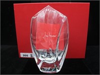 BACCARAT GIVERNY CRYSTAL VASE 6.75" W/ BOX CLEAN