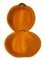 2 Pfaltzgraff Pumpkin Plates