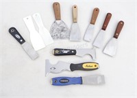 Selection of Scapers and Putty Knives