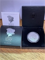 Rare-2021 Limited Edition Peace Silver Dollar ONLY