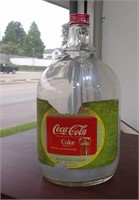Coca-Cola Gallon Glass Syrup Jug with Paper Label