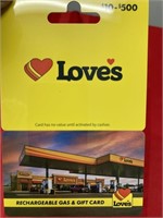 $100 Love’s rechargeable gas and gift card