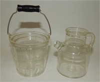 Clear Plastic Milk Bucket & Can