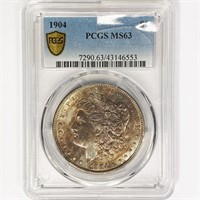1904 Morgan Silver Dollar PCGS MS63