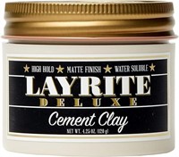 Layrite Matt Finish Cement Hair Clay, 4.25 Oz