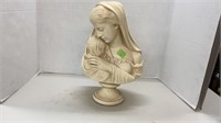 ‘’The mother’’ by Rafaelle Monti chalkware bust,