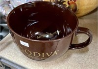 LARGE GODIVA COFFEE CUP