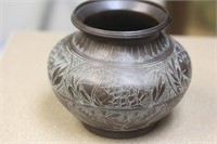 Erotica bronze vase