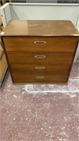 Four drawer wooden chest 32 inches x 19 inches x