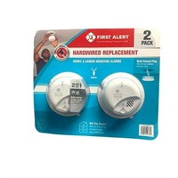 First Alert Hardwired Smoke & CO Detectors 2pk