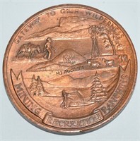 Silver City New Mexico Centennial Medallion 1970