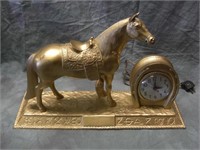 Champion Products Vintage Horse TV/Mantle Clock