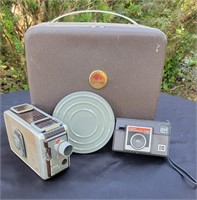 Kodak 8mm Brownie Movie Camera, Projector++