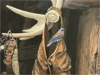Robert Bateman "Western Bluebird" S/N