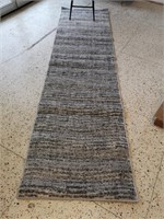 New gray runner carpet made in Turkey by Nuloom