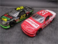 Mello Yello & Dentyne Race Cars