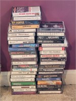 Large Lot  Of Cassette Tapes