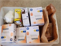 Box Full Brand New Light Bulbs