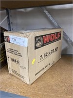 1000 Rounds of 7.62 x 39 Wolf Performance Ammo