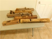 Vintage Wooden Hand Planers - Various Sizes
