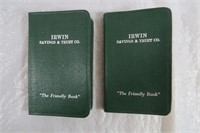 2-1950 Irwin Savings&Trust Calendar Books