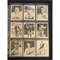 (28) 1939 Playball Baseball Cards Crease Free