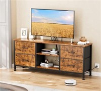 43"x11"x21" Janeesa TV Stand Wide 4 Drawers With