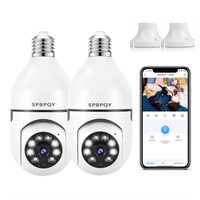 WF1291  Luckwolf Light Bulb Camera 1080p 5G 2 Pac