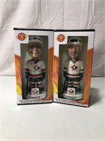 2 Team Canada Hockey Bobbleheads