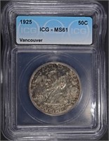 1925 VANCOUVER COMMEM HALF ICG MS-61