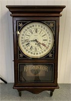 New England Clock Co. Regulator 31-Day Wall Clock