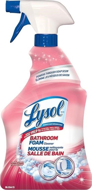 1 Lysol Bathroom Cleaner Spray, Bathroom Foam, Sum