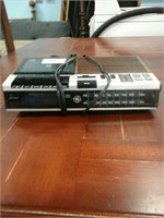 GE clock radio with cassette player