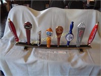 Display Collection of Beer Tap Handles 8
