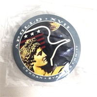 Vintage NASA Button Pin Apollo XVII