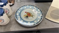 Royal Norfolk decorative chicken plates