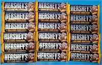 18x43g HERSHEY'S WHOLE ALMONDS MILK CHOCOLATE BARS