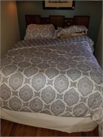 FULL SIZE BED- BED FRAME, HEADBOARD WITH MATTRESS