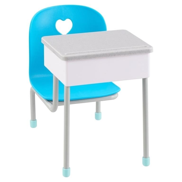 FM2042  My Life As Doll Desk, Blue Seat