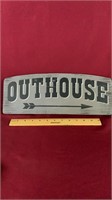 Outhouse sign