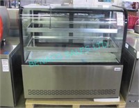 1X, 48" OMCAN, S/C, CURVED GLASS,COLD DISPLAY CASE