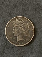 Peace 1926 S 90% Silver Dollar