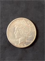 Peace 1922 S 90% Silver Dollar