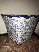 Blue Flower Ceramic Vase