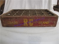 RC COLA  WOOD BOX