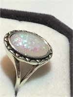 Ladies 3.5ct Fiery Opal Ring