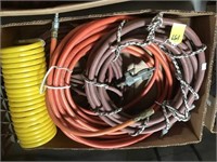 Box of Assorted Air Hoses