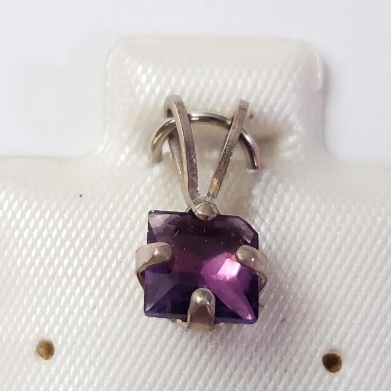 Silver Amethyst Pendant